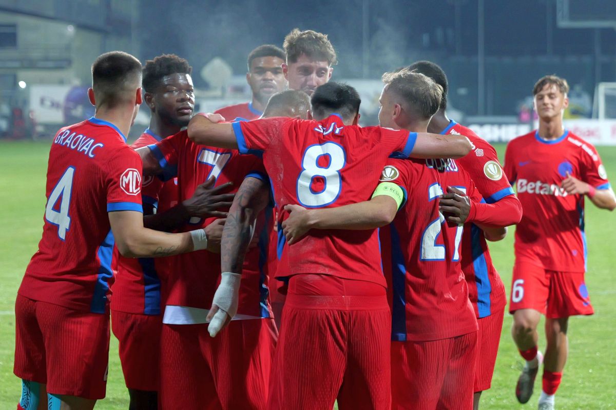 FCSB tremură la Bistrița, însă pleacă cu toate punctele din Ardeal » Miculescu a părăsit terenul în ambulanță