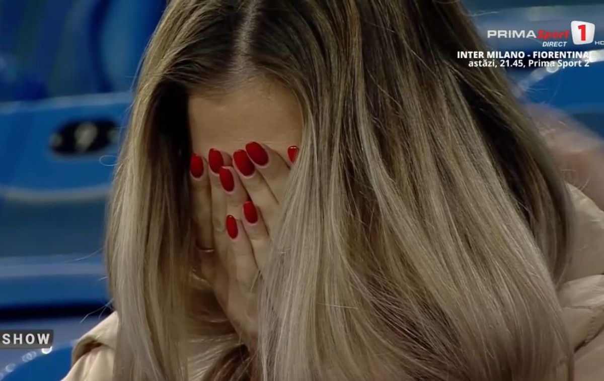 Cine este femeia care a izbucnit în lacrimi în tribune, după golul din Sănătatea Cluj - Craiova