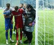 David Miculescu a ajuns la spital după accidentarea din Gloria Bistrița - FCSB, Cupa României. foto: Andrei Furnigă / GSP