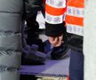 David Miculescu a ajuns la spital după accidentarea din Gloria Bistrița - FCSB, Cupa României. foto: Andrei Furnigă / GSP