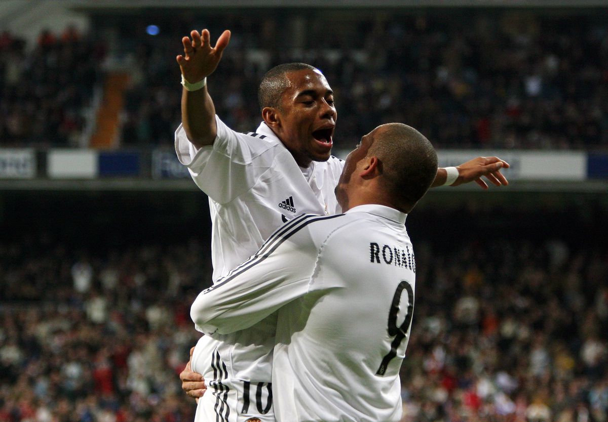 Robinho în timpul carierei sale