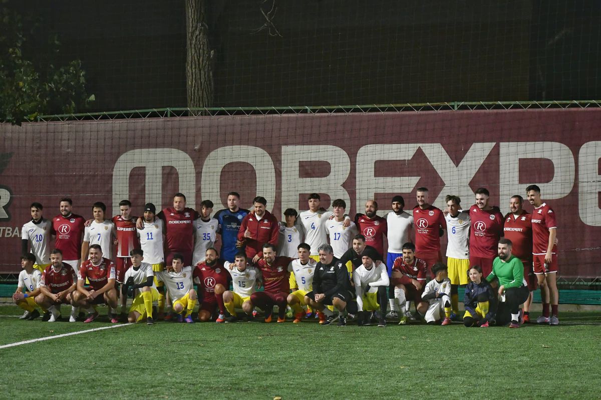 Victor Angelescu a făcut spectacol într-un amical: „Mai ușor că îi rupeți iar mâna!” / „Am vrut să dau gol”