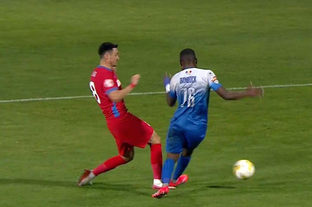 Penalty controversat în Gloria Bistrița - FCSB
