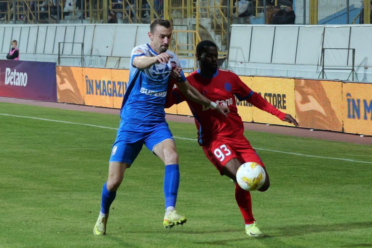 FCSB tremură la Bistrița, însă pleacă cu toate punctele din Ardeal » Miculescu a părăsit terenul în ambulanță