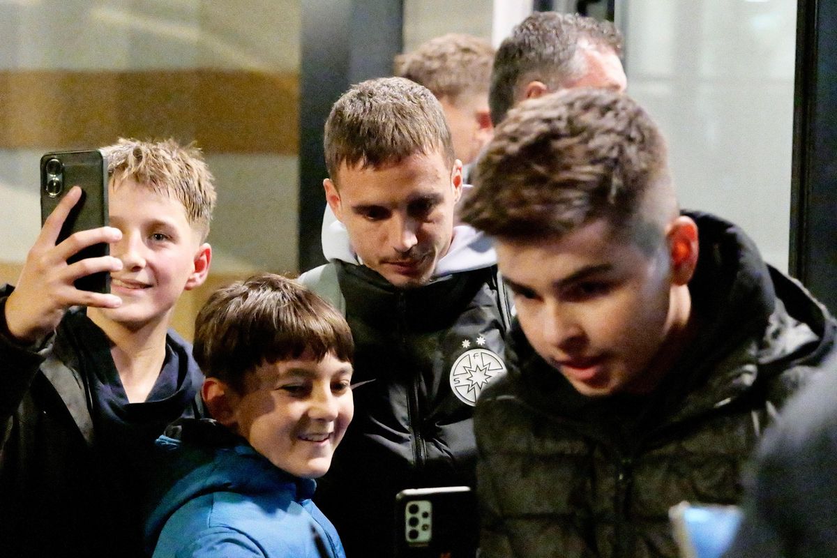 Gloria Bistrița - FCSB, imagini înainte de meci