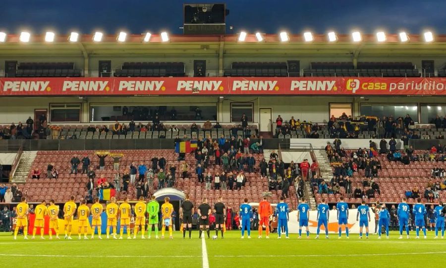 UEFA, sancțiune pentru FRF, ca urmare a meciului naționalei U21 UEFA a dictat: o tribună întreagă ar urma să fie ÎNCHISĂ la următorul meci al naționalei, din cauza scandalului de la Cluj