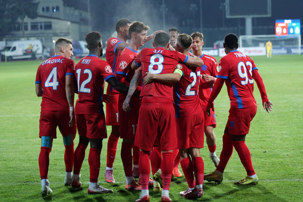 FCSB tremură la Bistrița, însă pleacă cu toate punctele din Ardeal » Miculescu a părăsit terenul în ambulanță