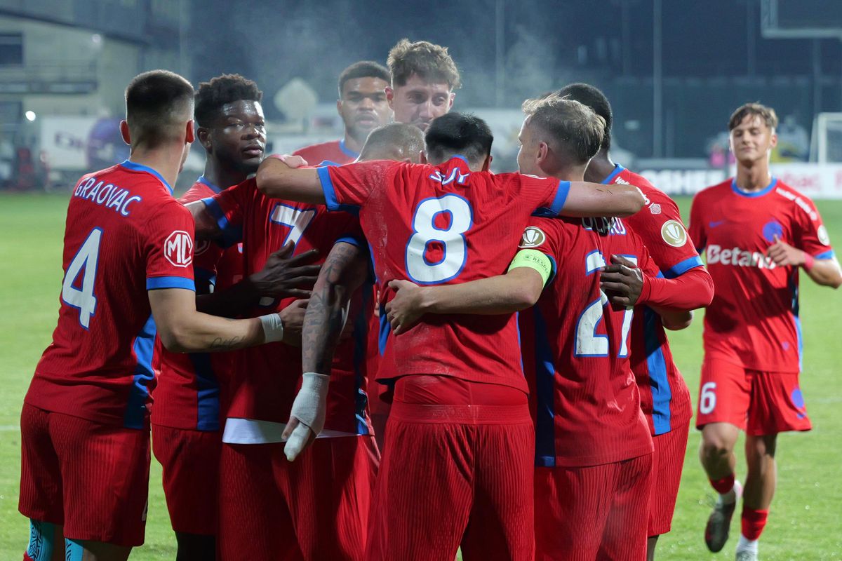 FCSB tremură la Bistrița, însă pleacă cu toate punctele din Ardeal » Miculescu a părăsit terenul în ambulanță