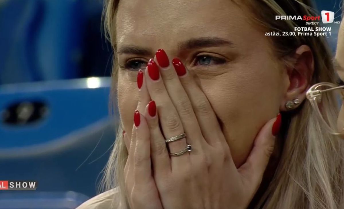 Cine este femeia care a izbucnit în lacrimi în tribune, după golul din Sănătatea Cluj - Craiova