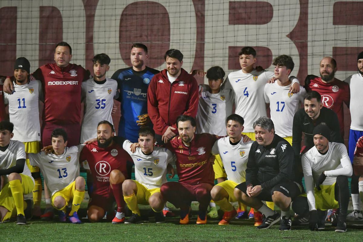 Victor Angelescu a făcut spectacol într-un amical: „Mai ușor că îi rupeți iar mâna!” / „Am vrut să dau gol”