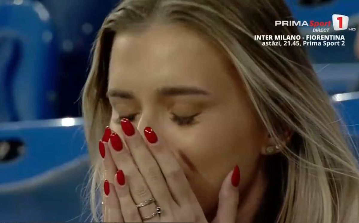 Cine este femeia care a izbucnit în lacrimi în tribune, după golul din Sănătatea Cluj - Craiova