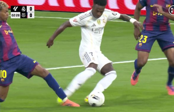Verdict oficial despre penalty-ul refuzat lui Vinicius Jr. în El Clasico » „Decizie greșită!”