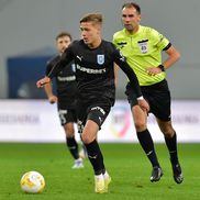 Luca Băsceanu în Sănătatea Cluj - Universitatea Craiova / Sursă foto: Facebook Universitatea Craiova