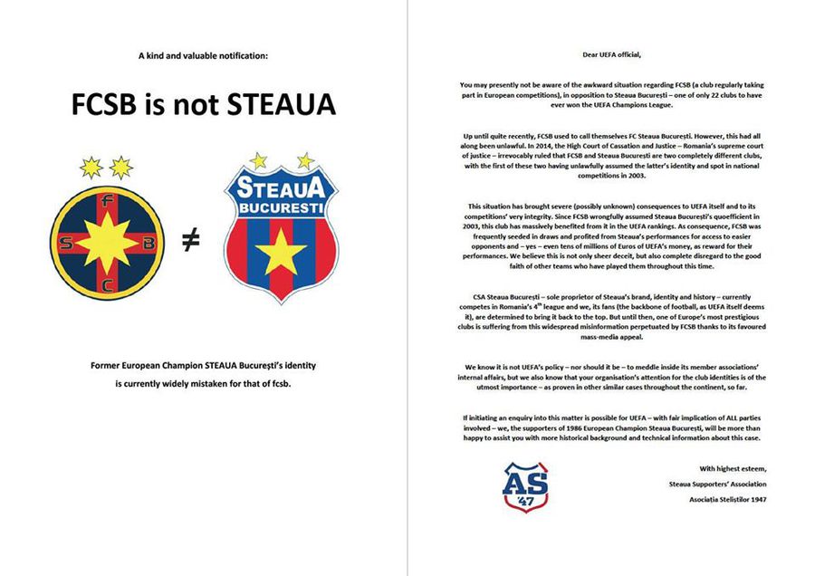 Suporterii Stelei, prezenți la tragerea la sorți a EURO 2020! Vor protesta într-un mod inedit: „FC FCSB nu e Steaua”