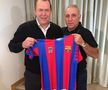 FOTO Hristo Stoichkov, la București pentru tragerea la sorți și pentru interviuri cu legendele Stelei: „I-am spus că s-ar putea să jucăm cu ei marea finală”