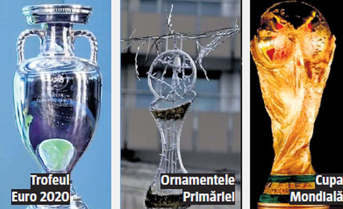 VIDEO+FOTO O nouă gafă a Primăriei Capitalei! Promovăm EURO 2020 cu trofeul Cupei Mondiale » UPDATE Explicația oferită de Primărie