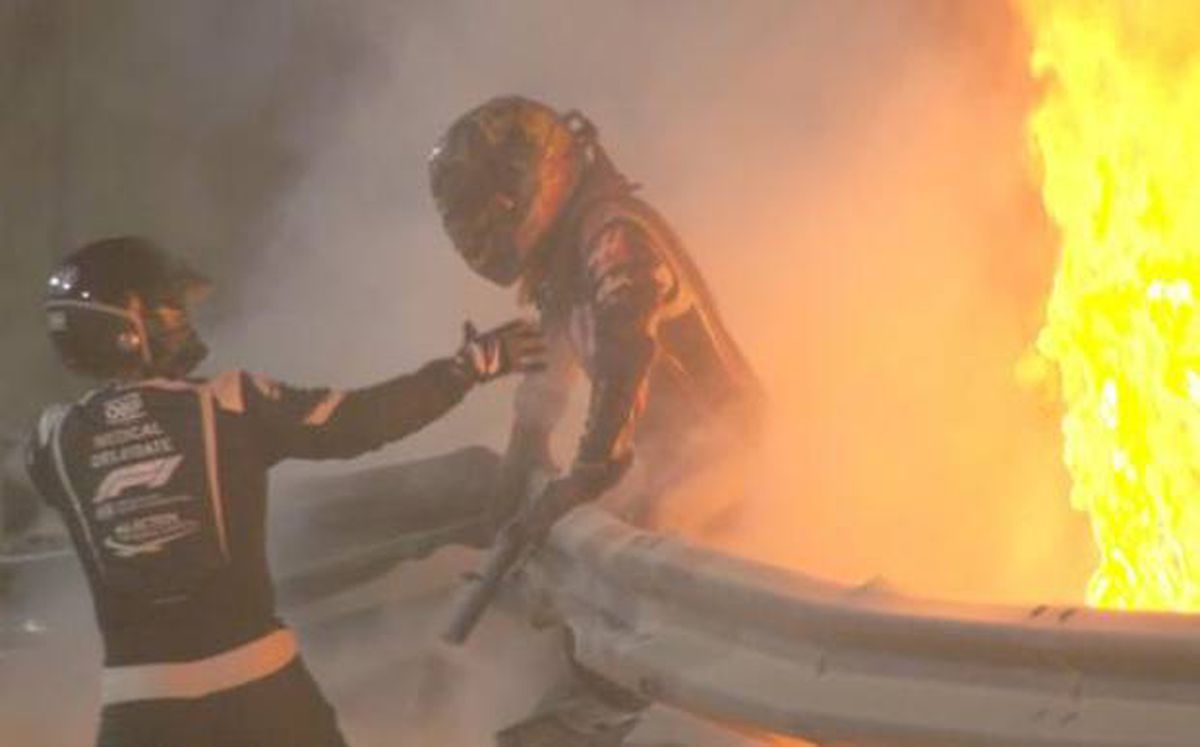 VIDEO Romain Grosjean, mesaj de pe patul de spital după accidentarea horror suferită la Bahrain: „Fără acel dispozitiv, nu aș fi putut să vorbesc cu voi acum”
