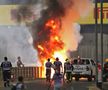 Lewis Hamilton, victorie la Bahrain, într-un Mare Premiu marcat de un incident grav: mașina lui Romain Grosjean a luat foc