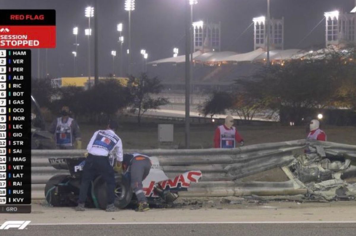 Imaginea tulburătoare postată de Romain Grosjean, la o lună după accidentul groaznic de la Bahrain