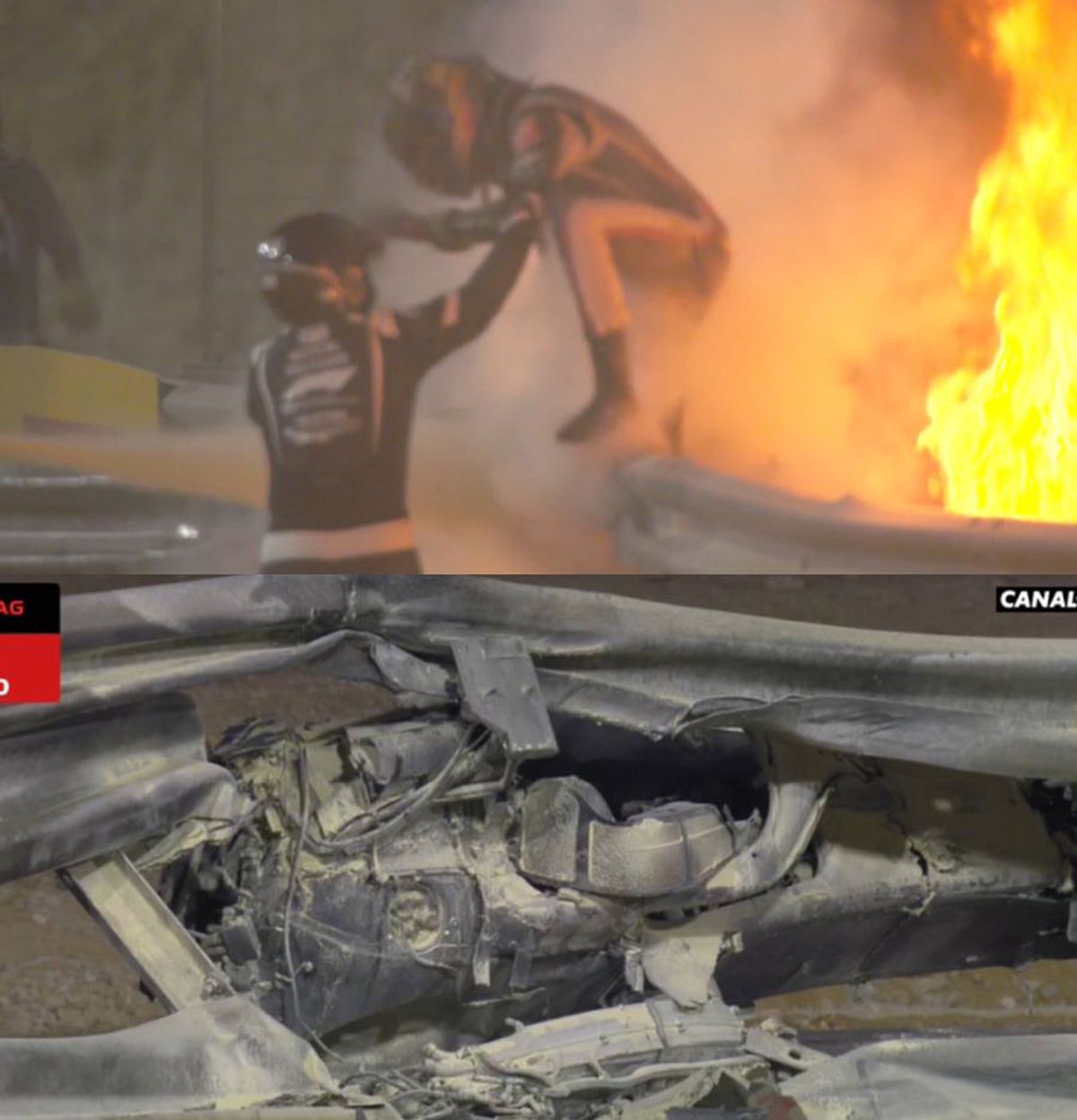 EXCLUSIV Fostul pilot Doru Sechelariu face o reconstituire șocantă a accidentului lui Romain Grosjean: „Putea să-i reteze capul. Unul la un milion scapă cu viață” + amintiri din padoc cu Grosjean