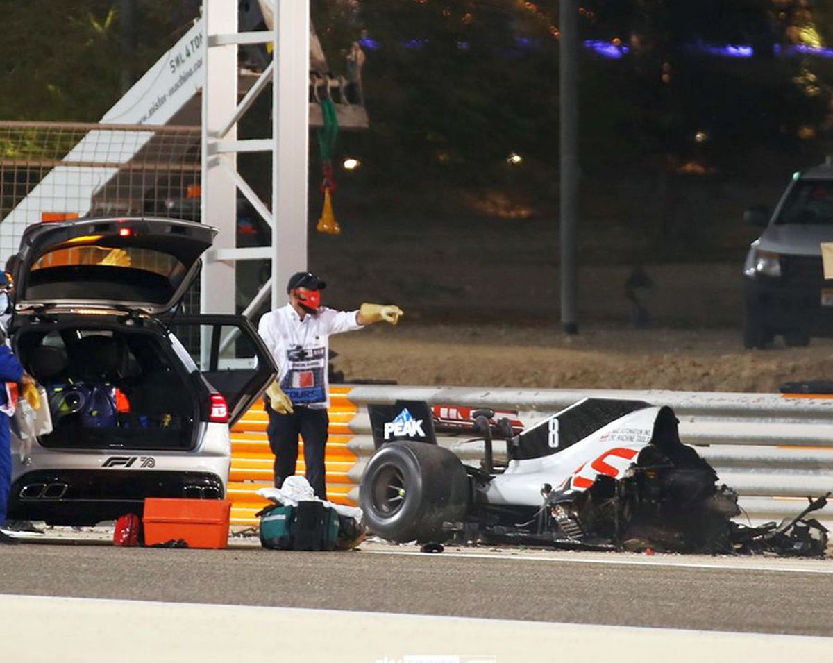 Imaginea tulburătoare postată de Romain Grosjean, la o lună după accidentul groaznic de la Bahrain