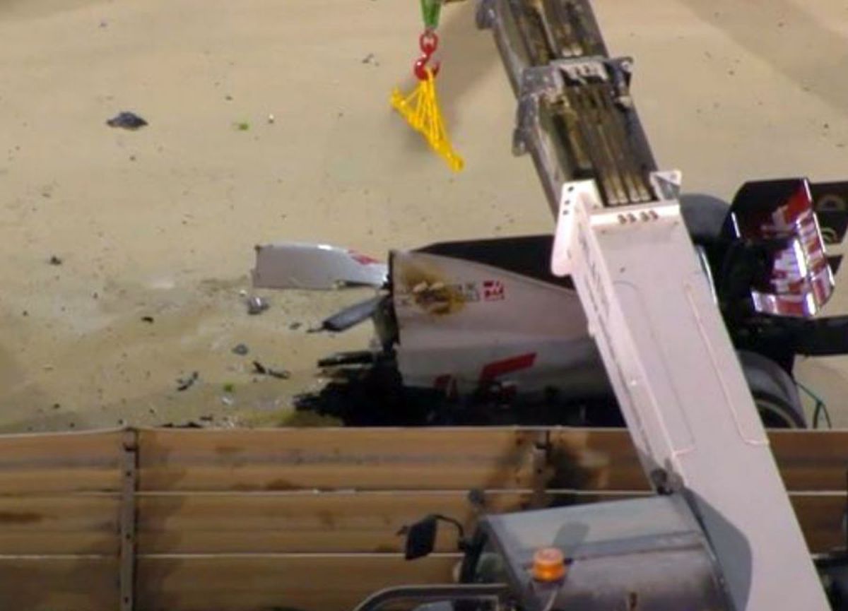 Accident - Mașina lui Romain Grosjean a luat foc. 29.11.2020