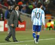 Diego Maradona l-a antrenat pe Leo Messi la echipa națională a Argentinei // foto: Guliver/gettyimages