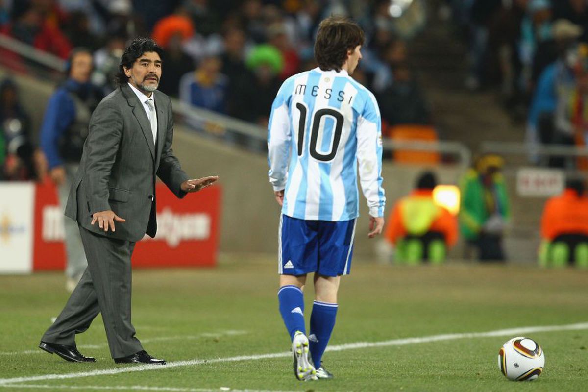 FOTO Gestul lui Lionel Messi pentru Diego Maradona după golul marcat astăzi » Detaliu curios remarcat de spanioli