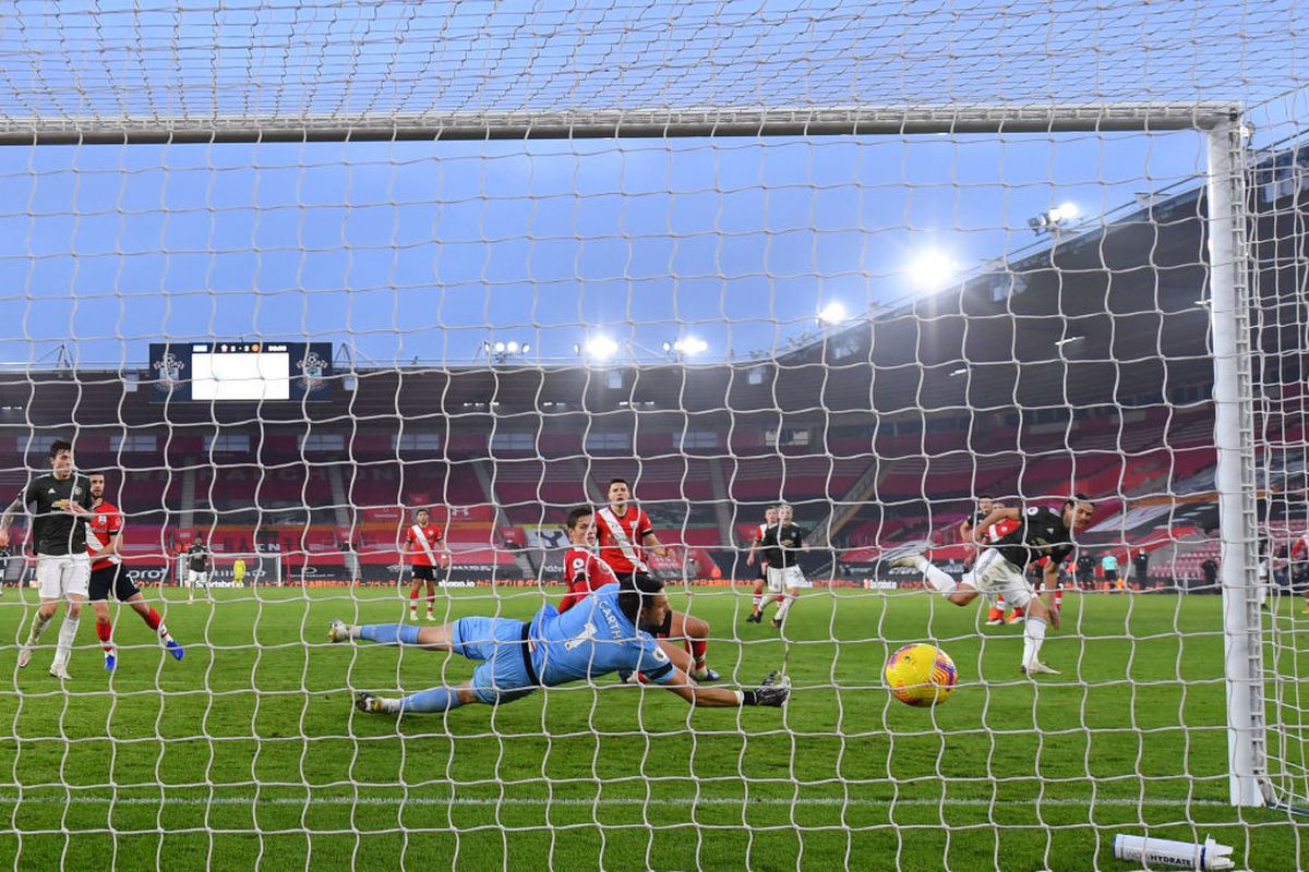 FOTO Edinson Cavani, primul meci mare de la transferul în Premier League! Cum a întors soarta în Southampton - Manchester United
