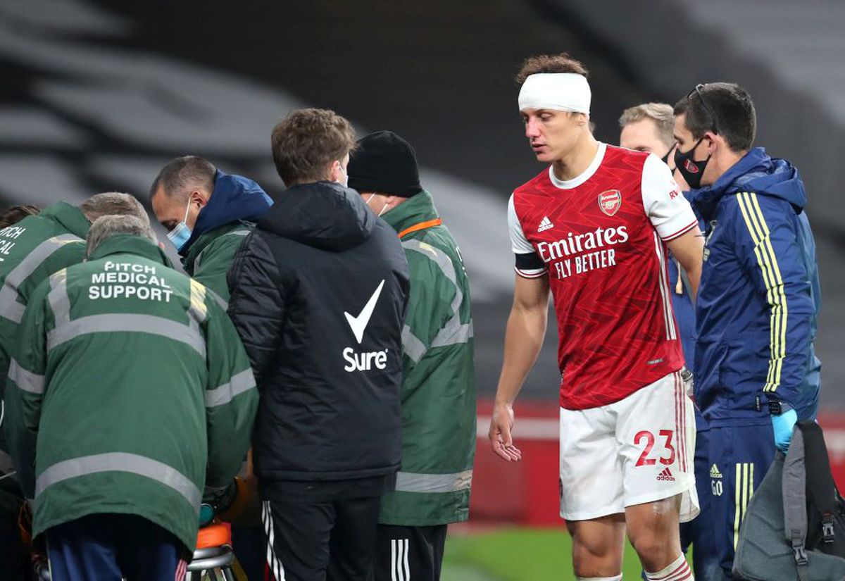 Arsenal - Wolverhampton accidentare Raul Jimenez