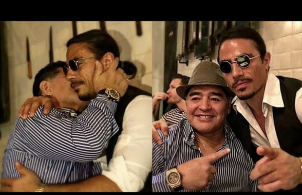 VIDEO Salt Bae, gest superb în memoria lui Diego Maradona: „Va fi totdeauna pentru tine!”