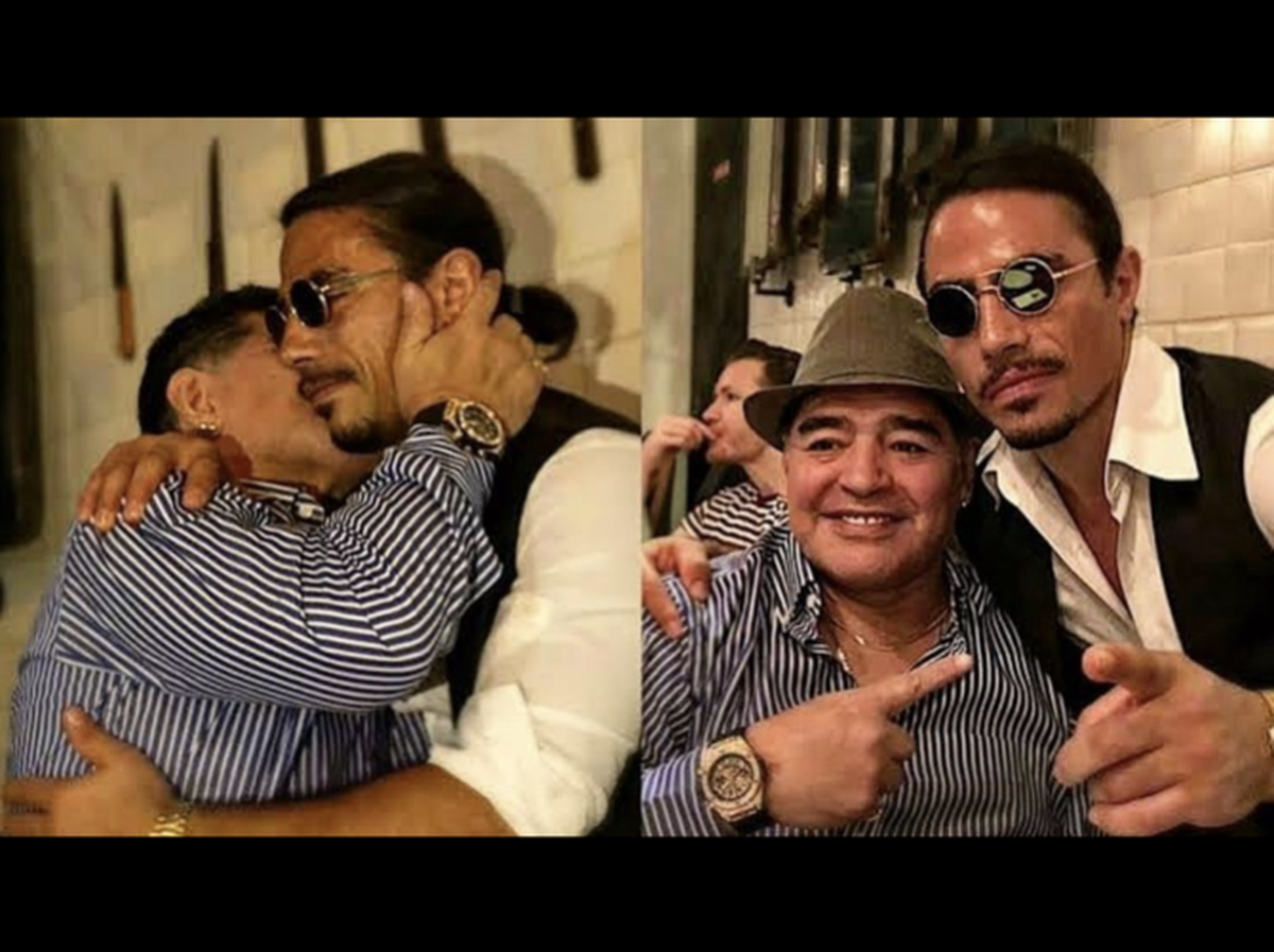VIDEO Salt Bae, gest superb în memoria lui Diego Maradona: „Va fi totdeauna pentru tine!”