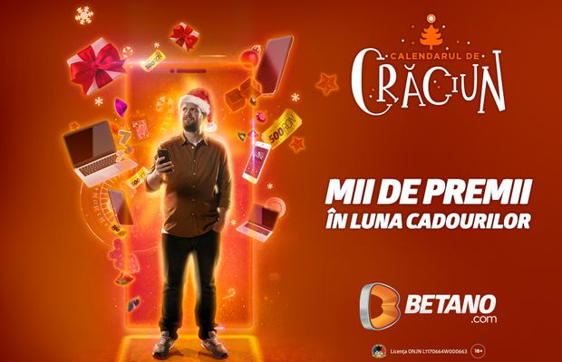 Betano dă startul iernii cu MII de premii în Luna Cadourilor!