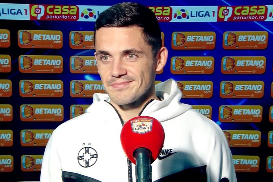 Andrei Dumiter // foto: captură YouTube @ Look Sport A marcat în Bănie și își cere locul în primul „11” la FCSB: „Am zis-o și după meciul cu Mioveni, apoi am prins un minut în 3 meciuri”