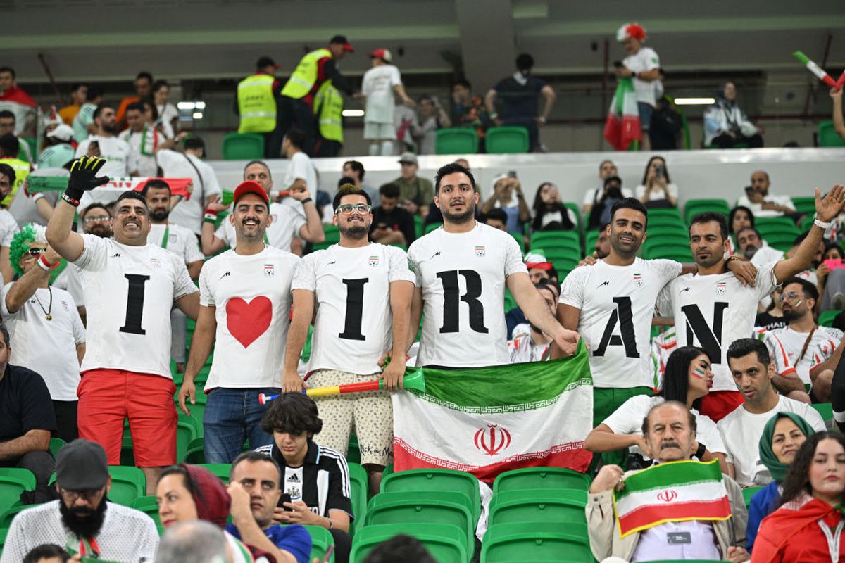 Imagini spectaculoase din tribune la SUA - Iran / FOTO: GettyImages