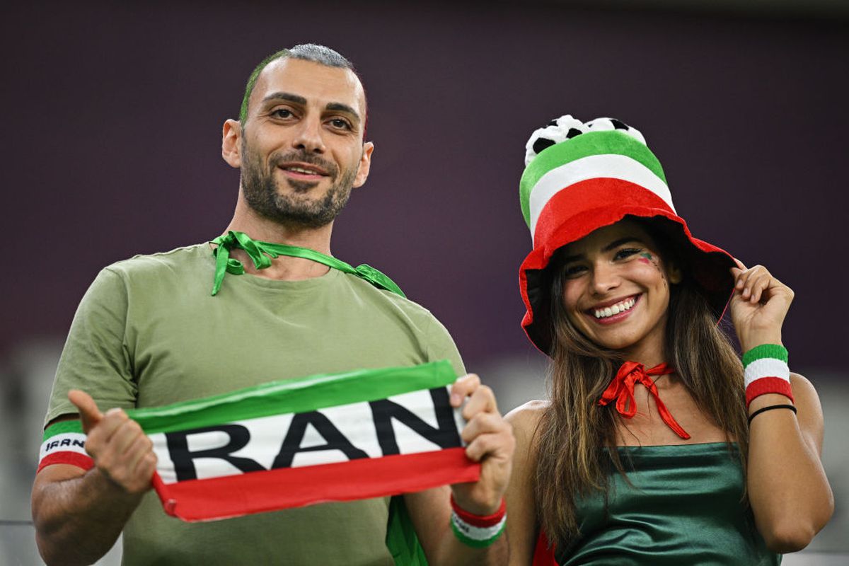 Imagini spectaculoase din tribune la SUA - Iran / FOTO: GettyImages