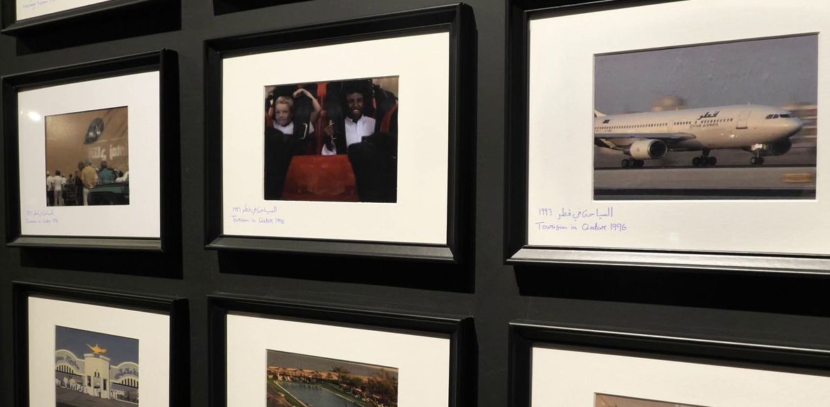 Artă la fiecare pas prin Doha » Reporterii GSP au vizitat o expoziție dedicată televiziunii și filmului: „Un mediu la fel de popular ca fotbalul”