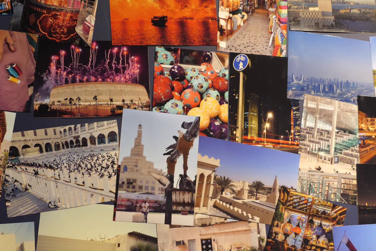 Artă la fiecare pas prin Doha » Reporterii GSP au vizitat o expoziție dedicată televiziunii și filmului: „Un mediu la fel de popular ca fotbalul”