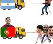 Cristiano Ronaldo a devenit subiect de glume după scenele inedite petrecute la Portugalia - Uruguay