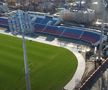 Asta le întrece pe toate! Tribuna noului stadion din Superliga, construită în jurul unei clădiri