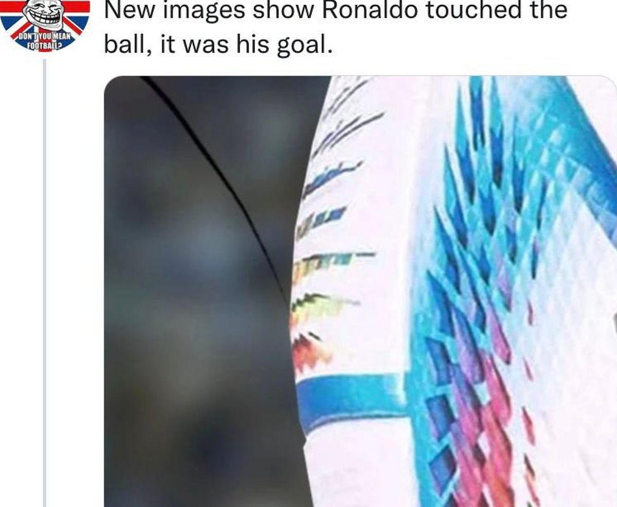 Sfidează pe toată lumea! Cristiano Ronaldo pretinde că golul cu bucluc îi aparține: „Am atins mingea!”