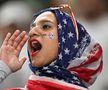 Imagini spectaculoase din tribune la SUA - Iran / FOTO: GettyImages