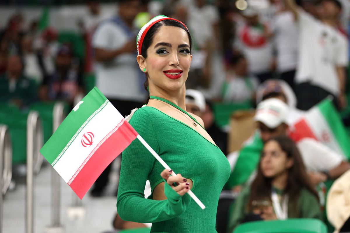 Imagini spectaculoase din tribune la SUA - Iran / FOTO: GettyImages