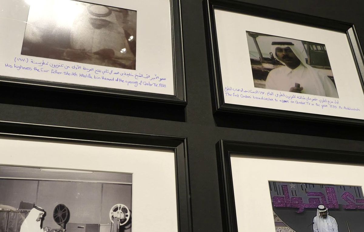 Artă la fiecare pas prin Doha » Reporterii GSP au vizitat o expoziție dedicată televiziunii și filmului: „Un mediu la fel de popular ca fotbalul”