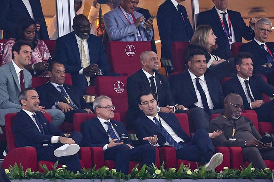 Răzvan Burleanu, prezent la Campionatul Mondial din Qatar / foto: Imago Images Florin Prunea reaprinde războiul cu Răzvan Burleanu: „Arată exact ca Dl. Goe în poza aia”