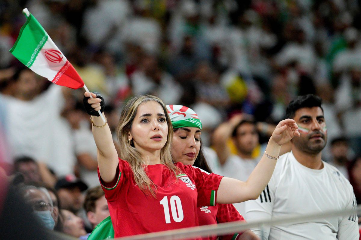 Imagini spectaculoase din tribune la SUA - Iran / FOTO: GettyImages