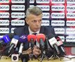 Ovidiu Burcă la conferința de adio de la Dinamo