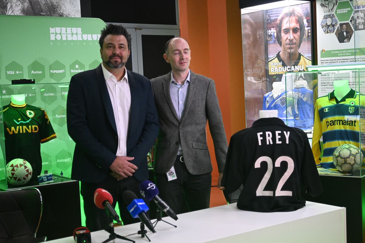 Sebastian Frey vizită la Muzeul Sportului