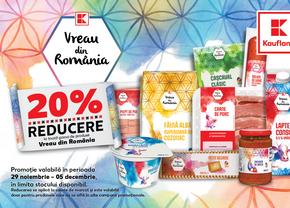20% reducere la toată gama de produse Vreau din România la Kaufland