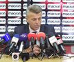 Ovidiu Burcă la conferința de adio de la Dinamo